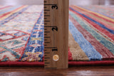 Khorjin Persian Gabbeh Hand Knotted Wool Rug - 4' 0" X 6' 1" - Golden Nile