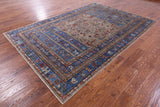 Tribal Persian Gabbeh Hand Knotted Wool Rug - 6' 9" X 9' 9" - Golden Nile