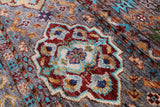 Khorjin Persian Gabbeh Hand Knotted Wool Rug - 5' 9" X 8' 5" - Golden Nile