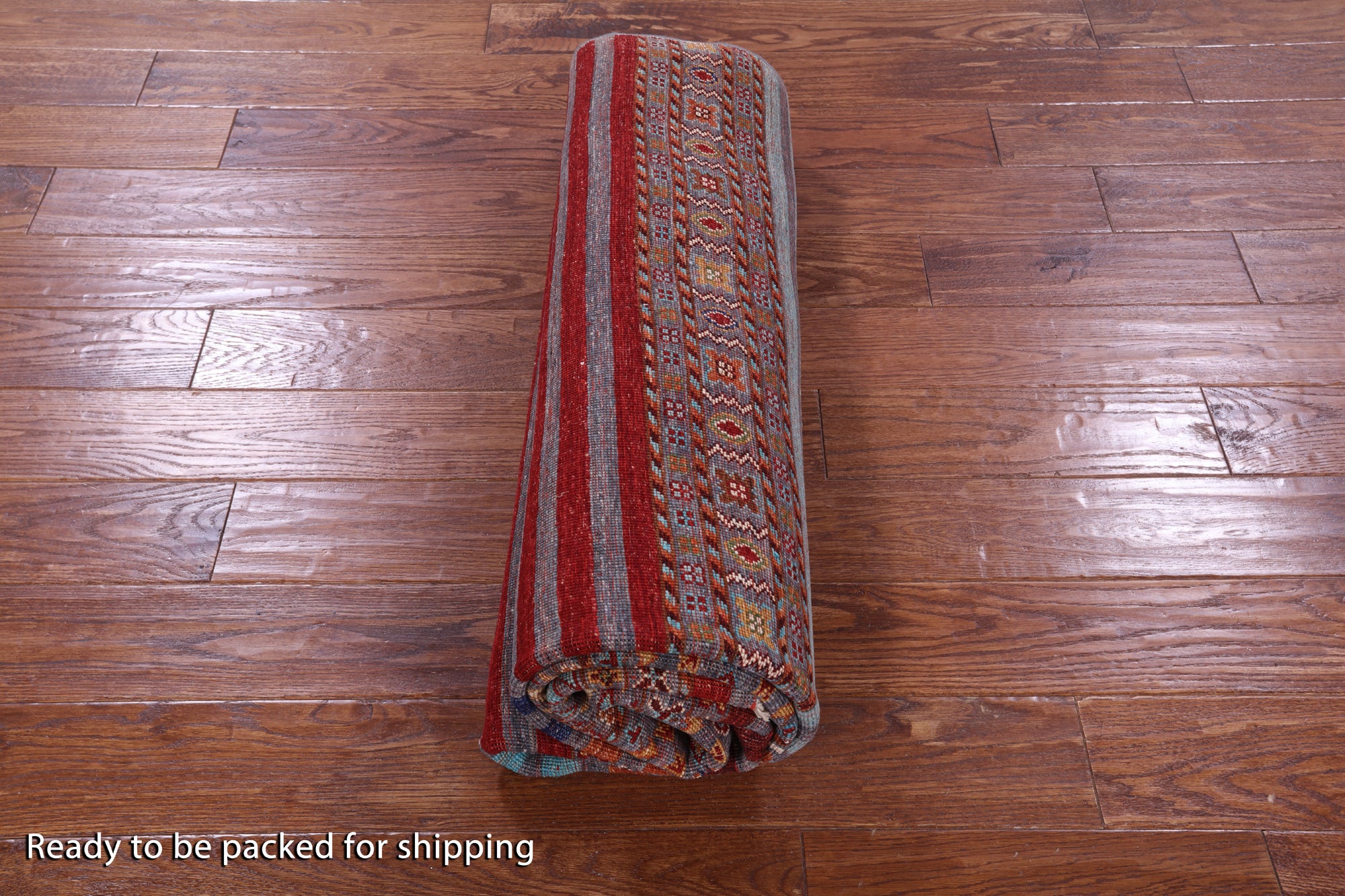 Khorjin Persian Gabbeh Hand Knotted Wool Rug - 5' 9" X 8' 5" - Golden Nile