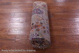 Grey Turkmen Ersari Hand Knotted Wool Rug - 5' 7" X 8' 9" - Golden Nile