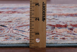Blue Persian Fine Serapi Hand Knotted Wool Rug - 5' 0" X 6' 9" - Golden Nile