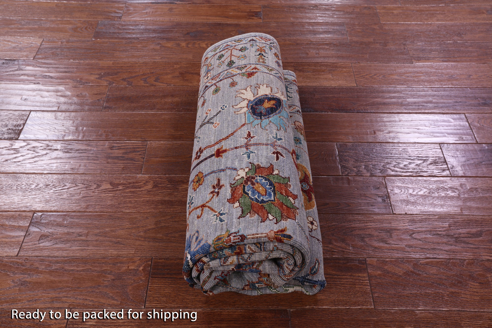 Grey Peshawar Handmade Wool Rug - 4' 10" X 7' 0" - Golden Nile