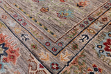 Turkmen Ersari Hand Knotted Wool Rug - 5' 0" X 6' 7" - Golden Nile