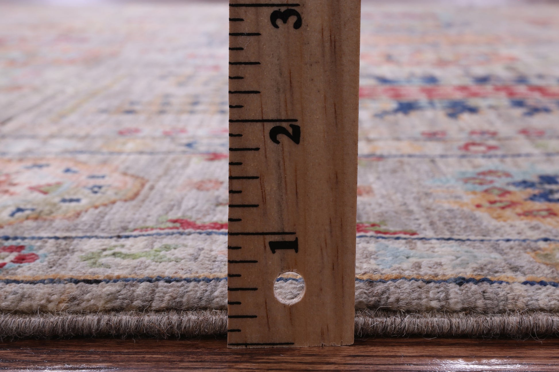 Turkmen Ersari Hand Knotted Wool Rug - 5' 0" X 6' 7" - Golden Nile