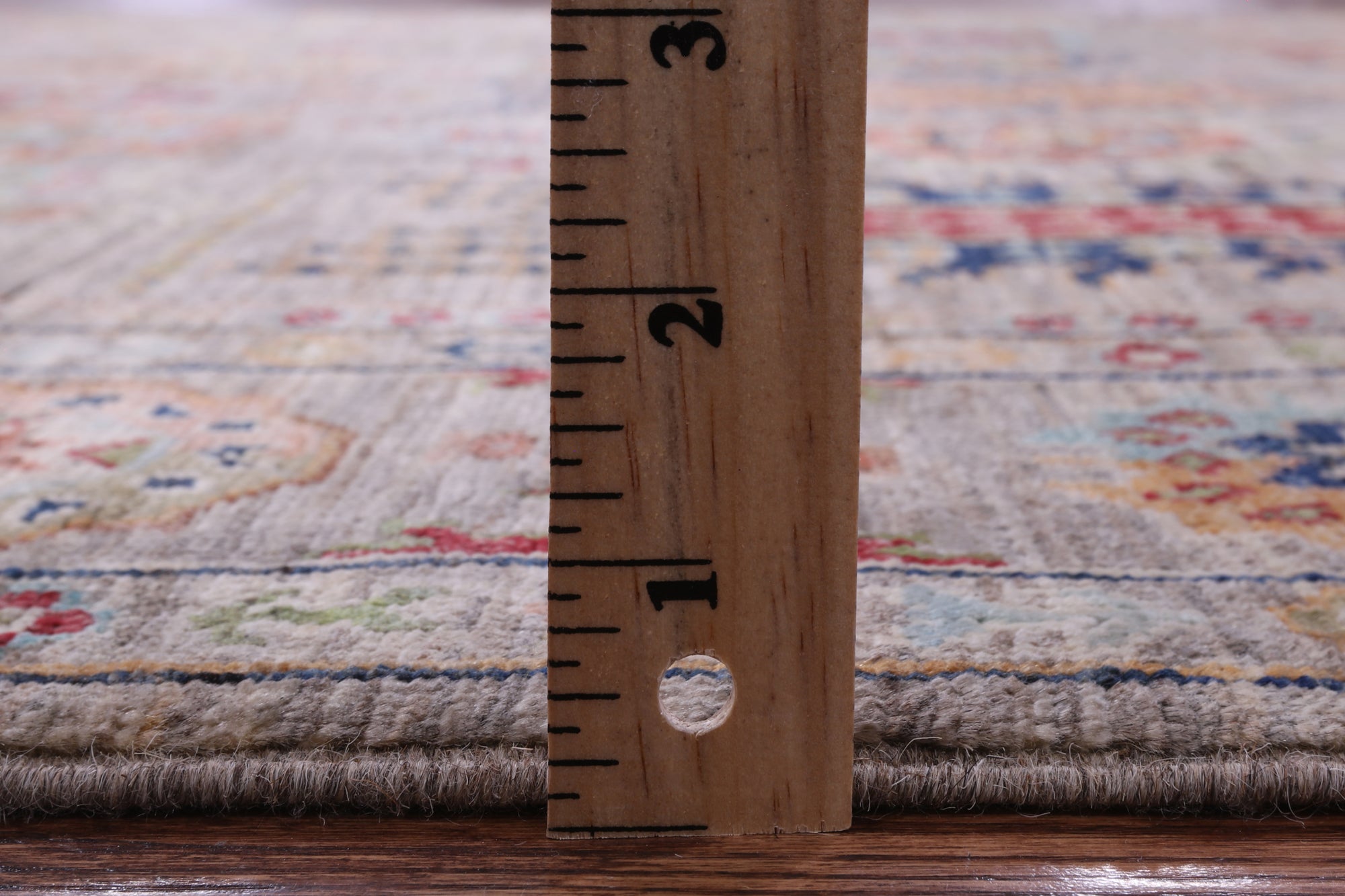 Turkmen Ersari Hand Knotted Wool Rug - 5' 0" X 6' 7" - Golden Nile