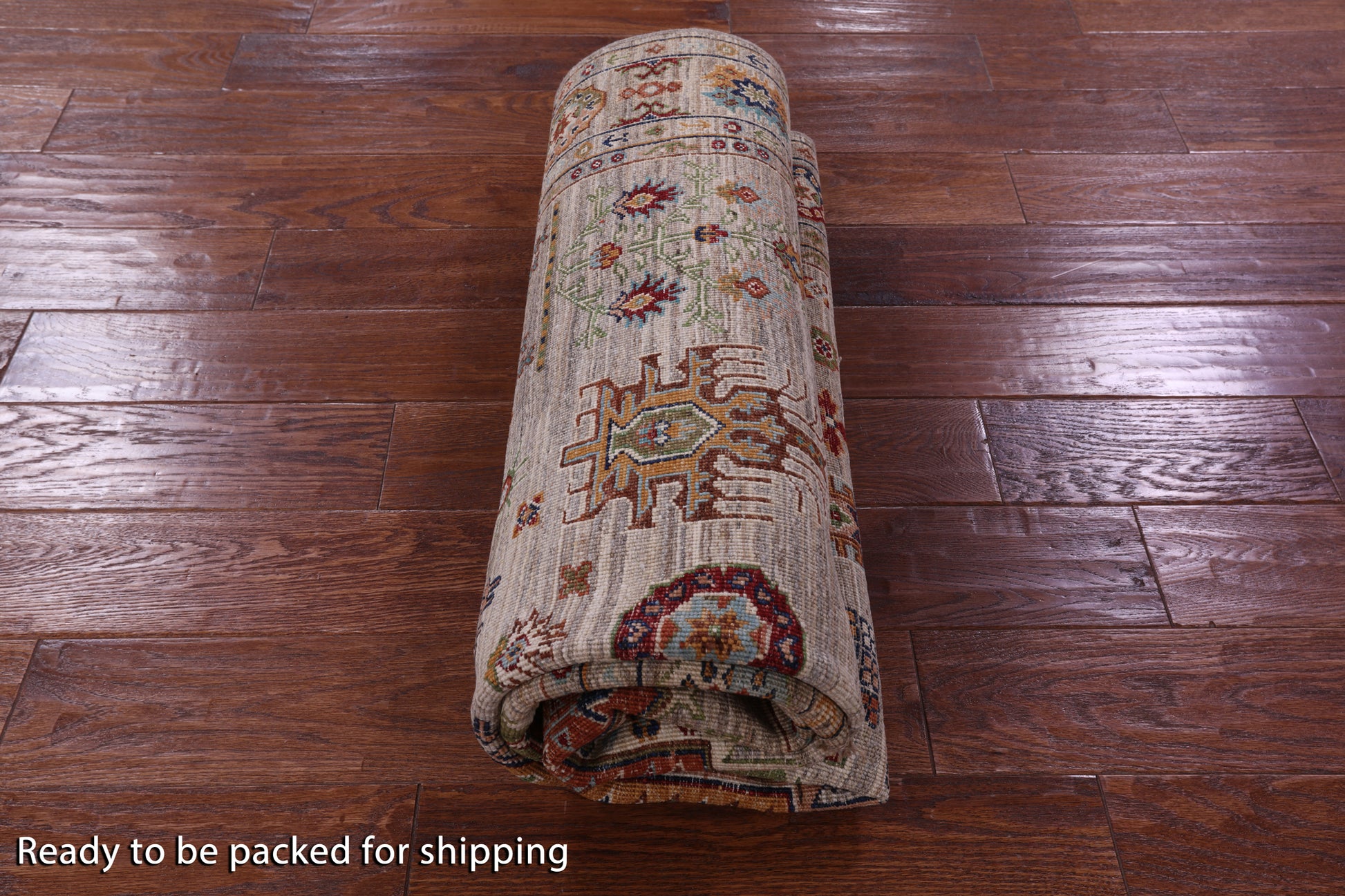 Turkmen Ersari Hand Knotted Wool Rug - 5' 0" X 6' 7" - Golden Nile