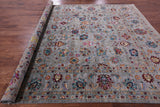 Grey Peshawar Hand Knotted Wool Rug - 8' 10" X 12' 0" - Golden Nile