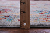 Grey Peshawar Hand Knotted Wool Rug - 8' 10" X 12' 0" - Golden Nile
