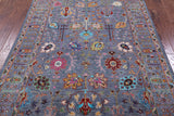Peshawar Hand Knotted Wool Rug - 5' 7" X 8' 7" - Golden Nile