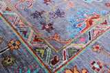Peshawar Hand Knotted Wool Rug - 5' 7" X 8' 7" - Golden Nile
