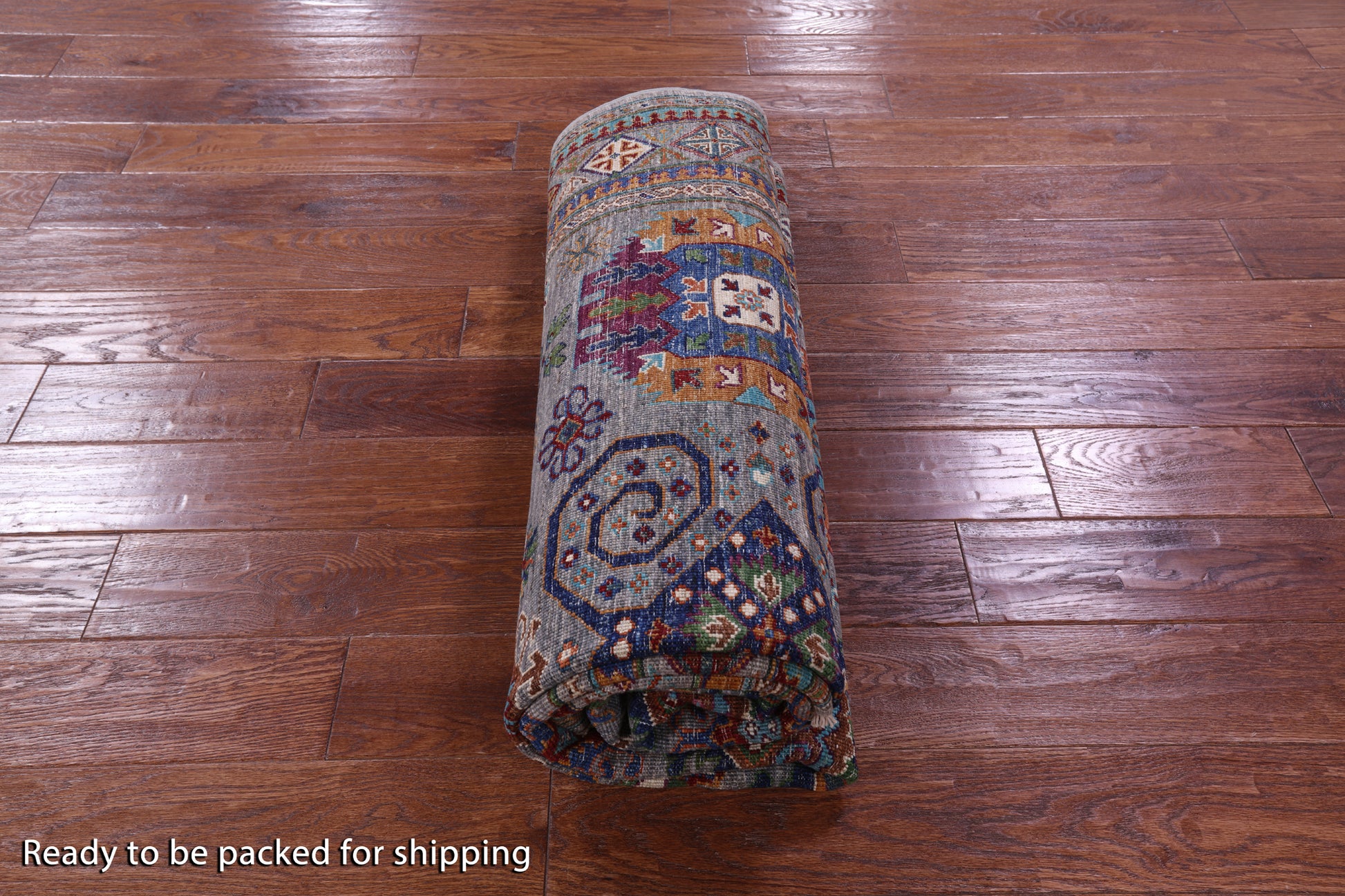 Grey Persian Handmade Wool Rug - 5' 8" X 7' 11" - Golden Nile