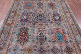 Grey Persian Handmade Wool Rug - 5' 8" X 7' 11" - Golden Nile