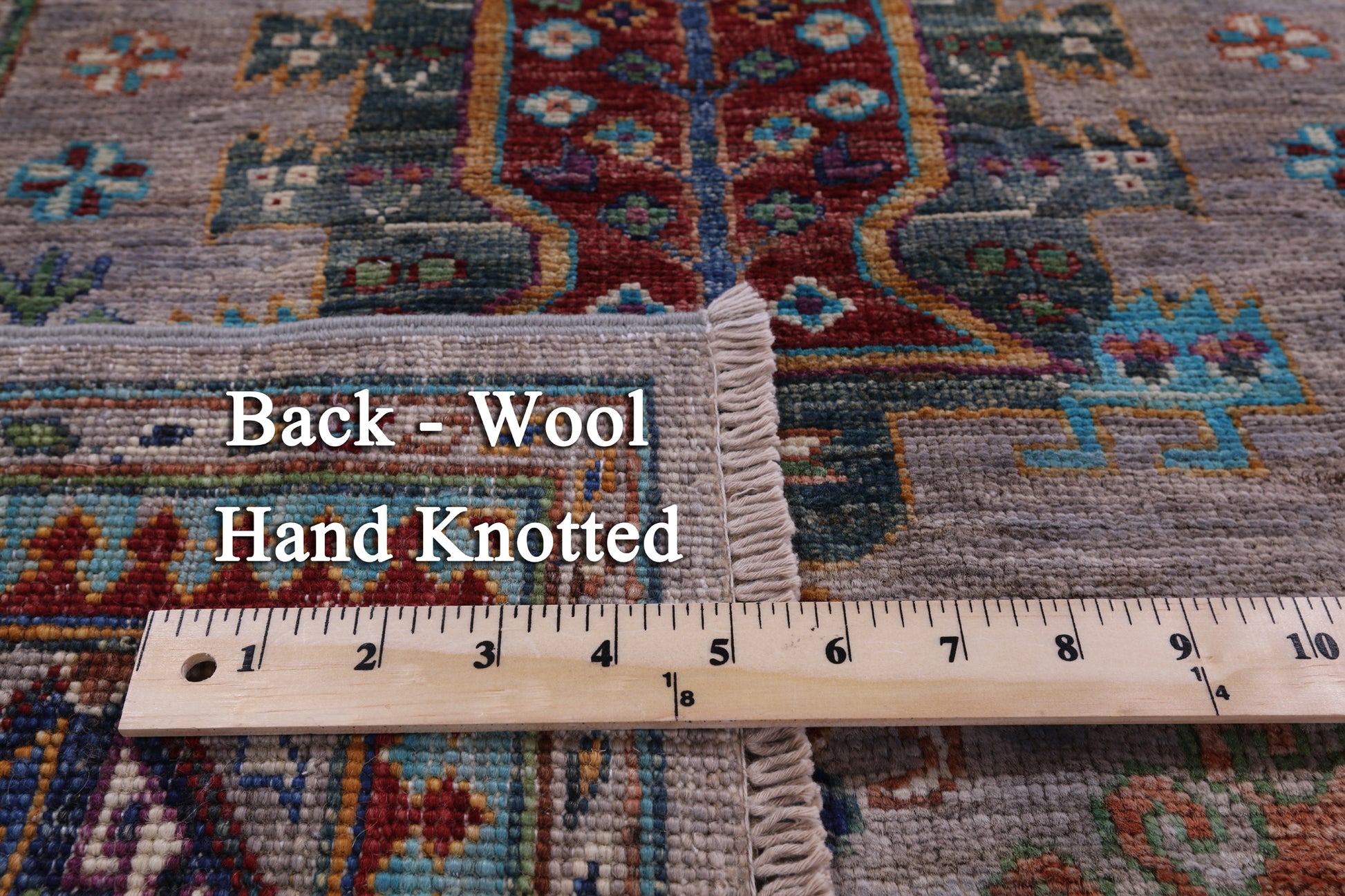 Grey Persian Handmade Wool Rug - 5' 8" X 7' 11" - Golden Nile