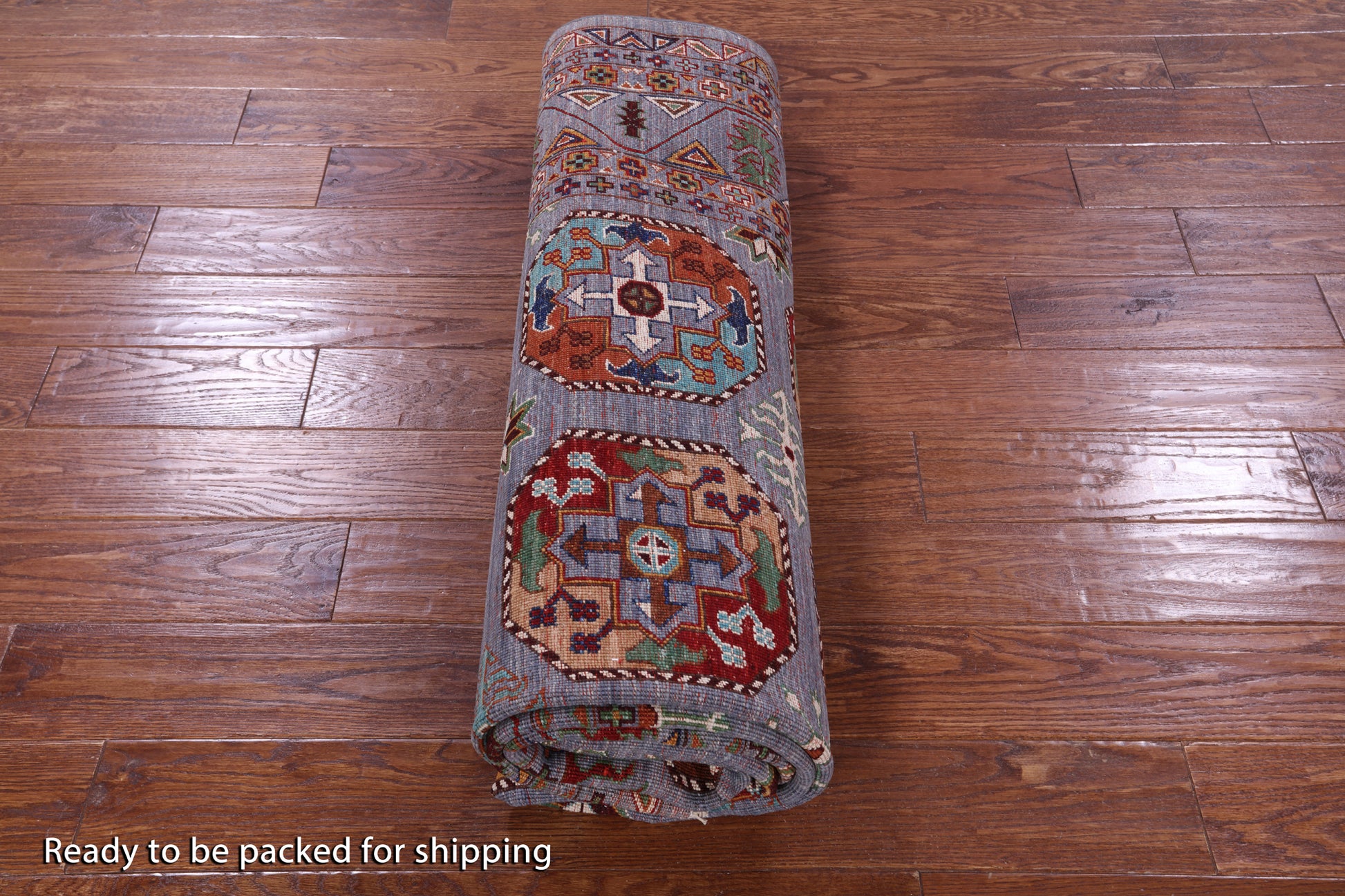 Turkmen Ersari Hand Knotted Wool Rug - 6' 9" X 9' 10" - Golden Nile