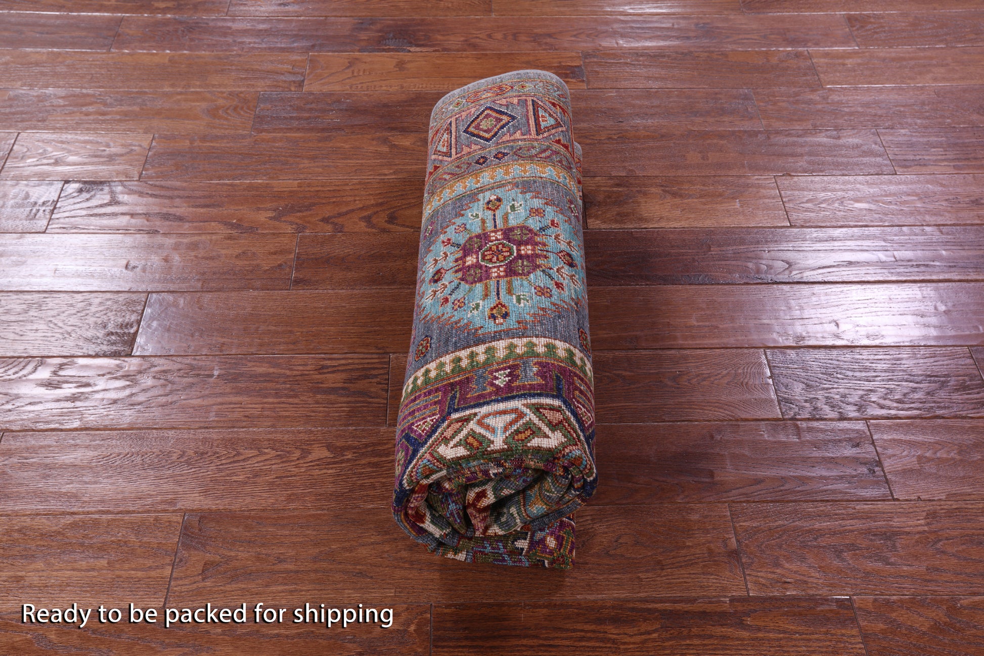Grey Turkmen Ersari Hand Knotted Wool Rug - 5' 0" X 7' 2" - Golden Nile