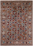 Turkmen Ersari Hand Knotted Wool Rug - 5' 7" X 7' 9" - Golden Nile