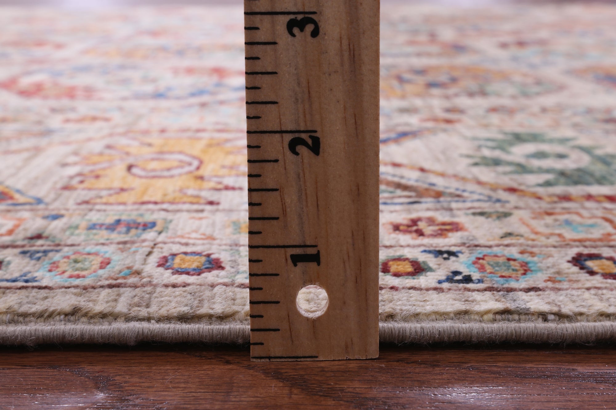 Turkmen Ersari Hand Knotted Wool Rug - 5' 7" X 7' 9" - Golden Nile