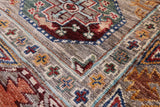 Turkmen Ersari Handmade Wool Rug - 5' 0" X 6' 9" - Golden Nile