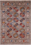 Turkmen Ersari Hand Knotted Wool Rug - 4' 2" X 6' 0" - Golden Nile