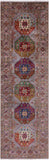 Turkmen Ersari Hand Knotted Wool Runner Rug - 2' 9" X 9' 4" - Golden Nile