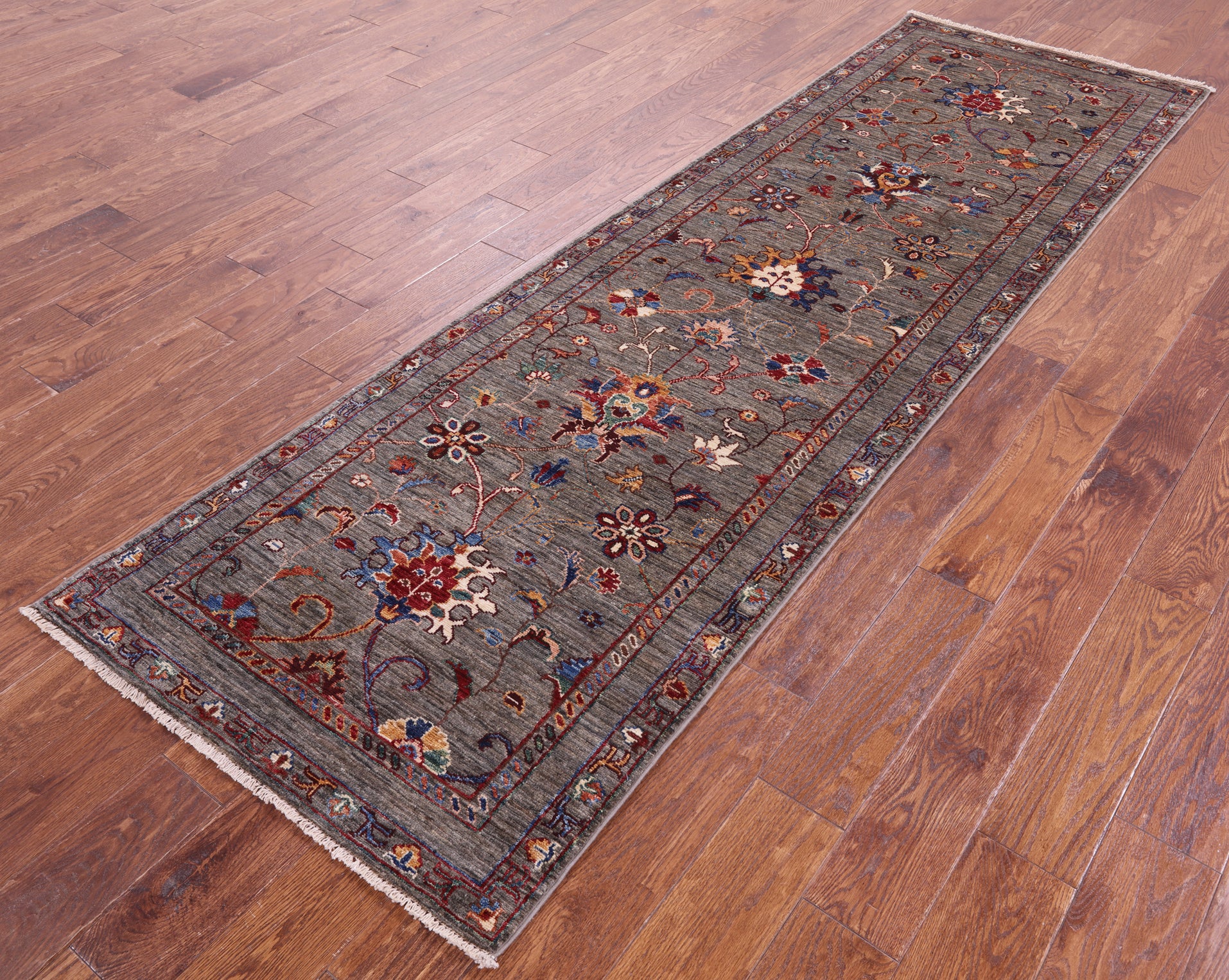 Peshawar Handmade Wool Runner Rug - 2' 10" X 9' 1" - Golden Nile