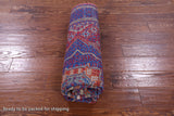 Geometric Persian Mamluk Hand Knotted Wool Rug - 5' 0" X 6' 7" - Golden Nile