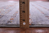 Grey Khorjin Persian Gabbeh Handmade Wool Rug - 5' 1" X 6' 6" - Golden Nile