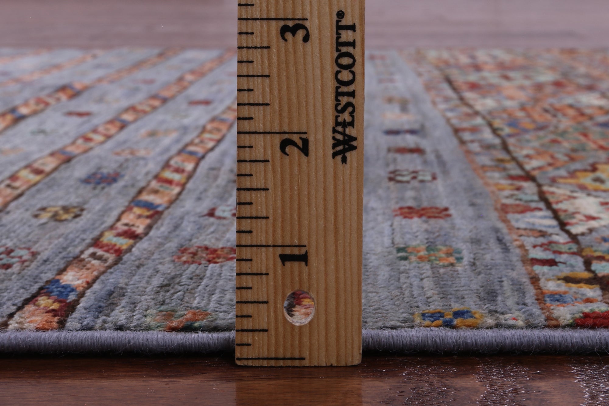 Khorjin Persian Gabbeh Hand Knotted Wool Runner Rug - 2' 9" X 8' 4" - Golden Nile