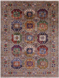 Turkmen Ersari Handmade Wool Rug - 5' 10" X 7' 10" - Golden Nile