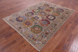 Turkmen Ersari Handmade Wool Rug - 5' 10" X 7' 10" - Golden Nile