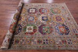 Turkmen Ersari Handmade Wool Rug - 5' 10" X 7' 10" - Golden Nile