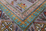 Persian Hand Knotted Wool Rug - 5' 0" X 6' 9" - Golden Nile