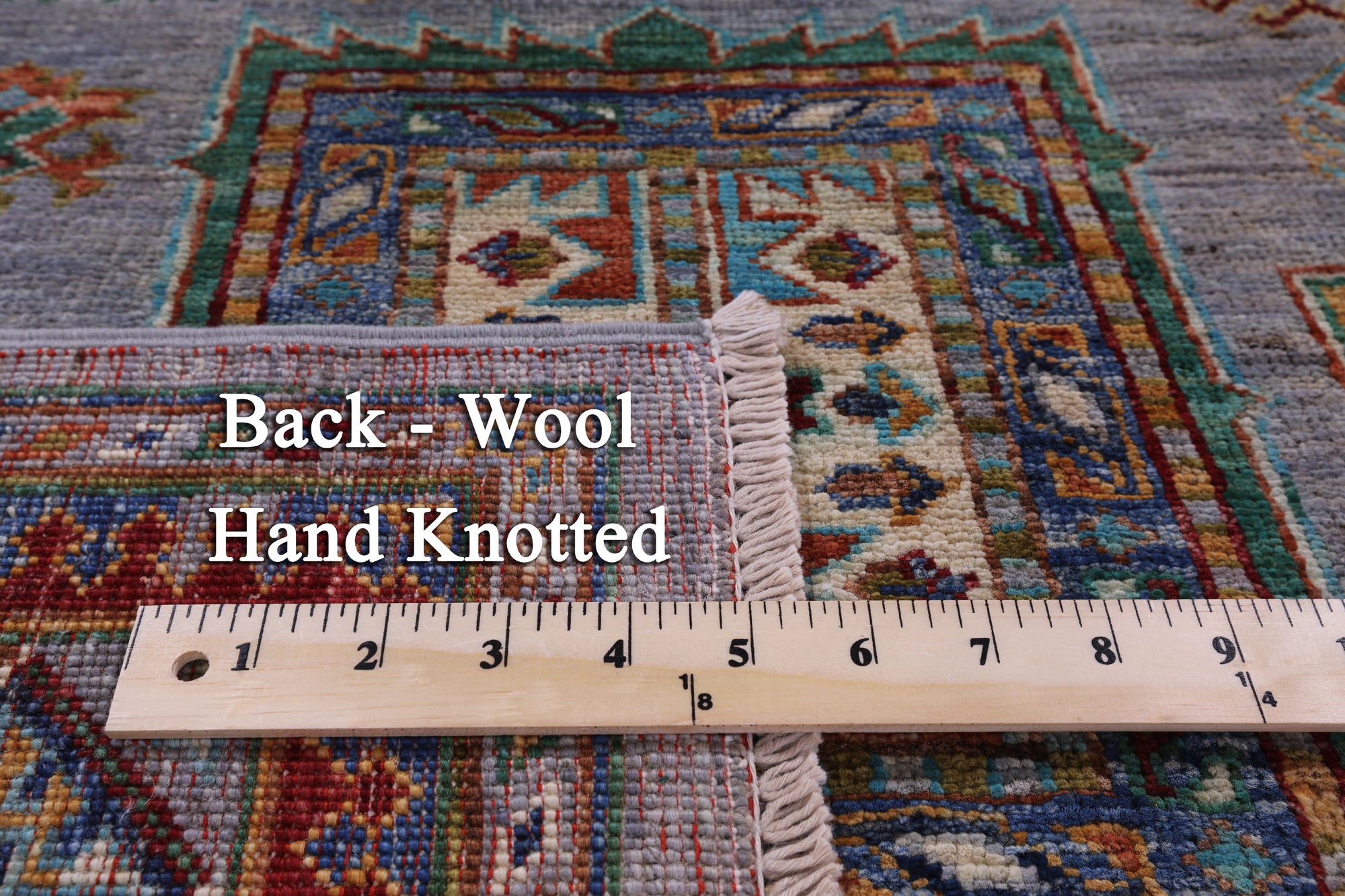 Persian Hand Knotted Wool Rug - 5' 0" X 6' 9" - Golden Nile