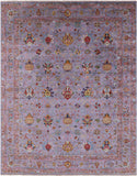 Peshawar Hand Knotted Wool Rug - 8' 2" X 10' 0" - Golden Nile