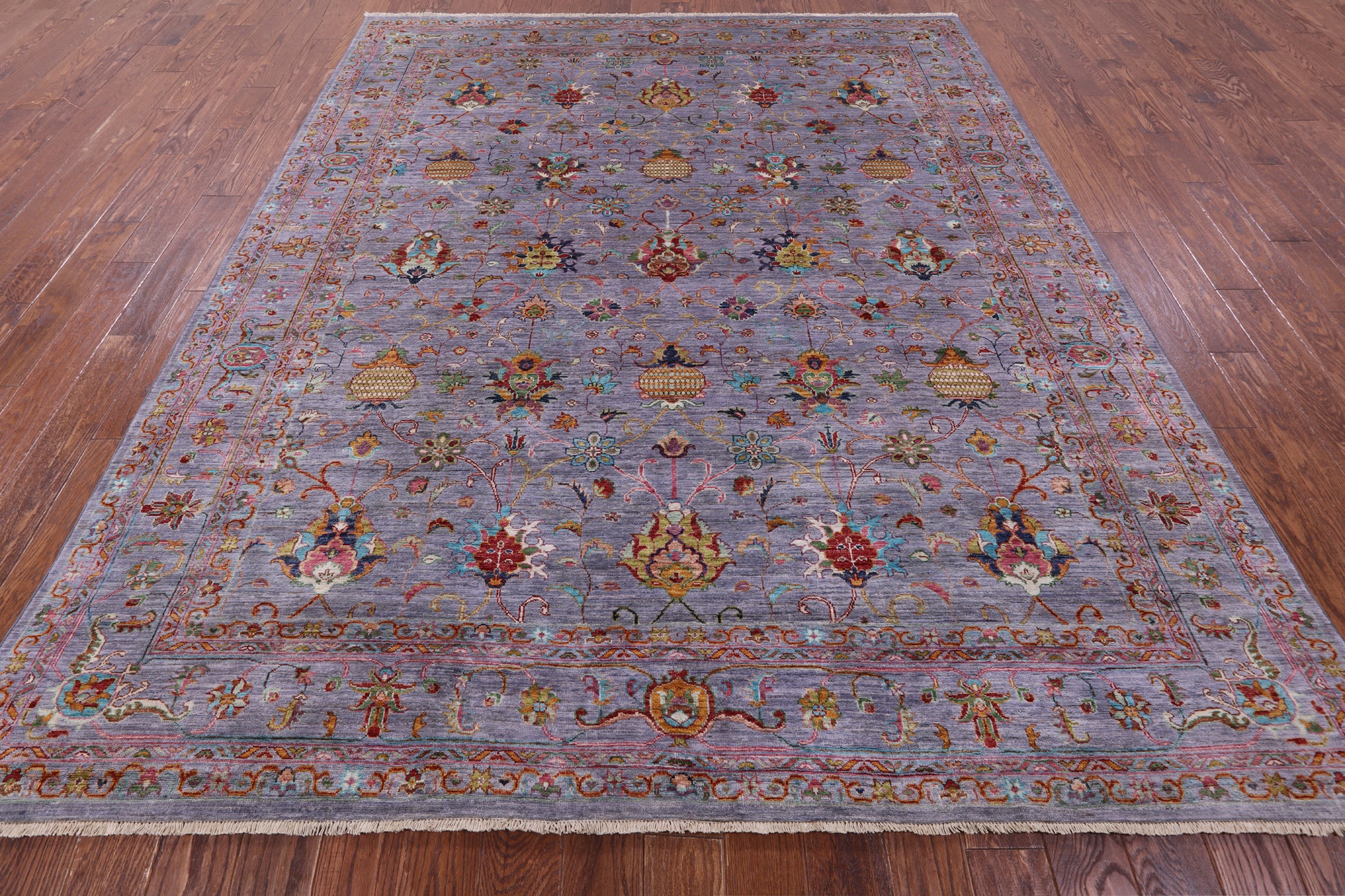 Peshawar Hand Knotted Wool Rug - 8' 2" X 10' 0" - Golden Nile