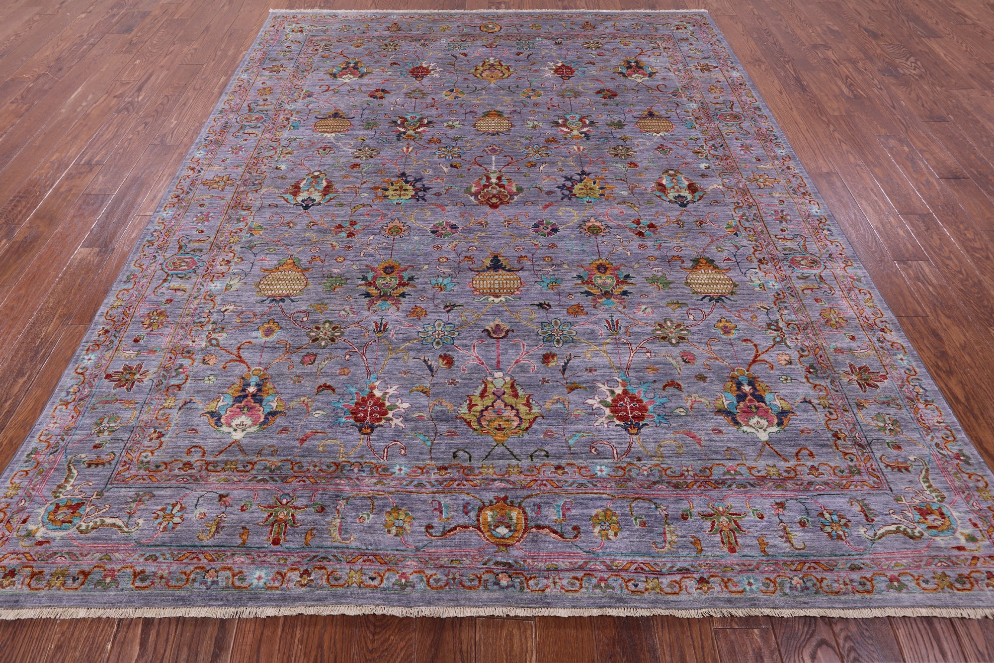 Peshawar Hand Knotted Wool Rug - 8' 2" X 10' 0" - Golden Nile