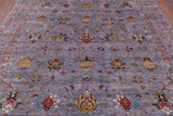 Peshawar Hand Knotted Wool Rug - 8' 2" X 10' 0" - Golden Nile