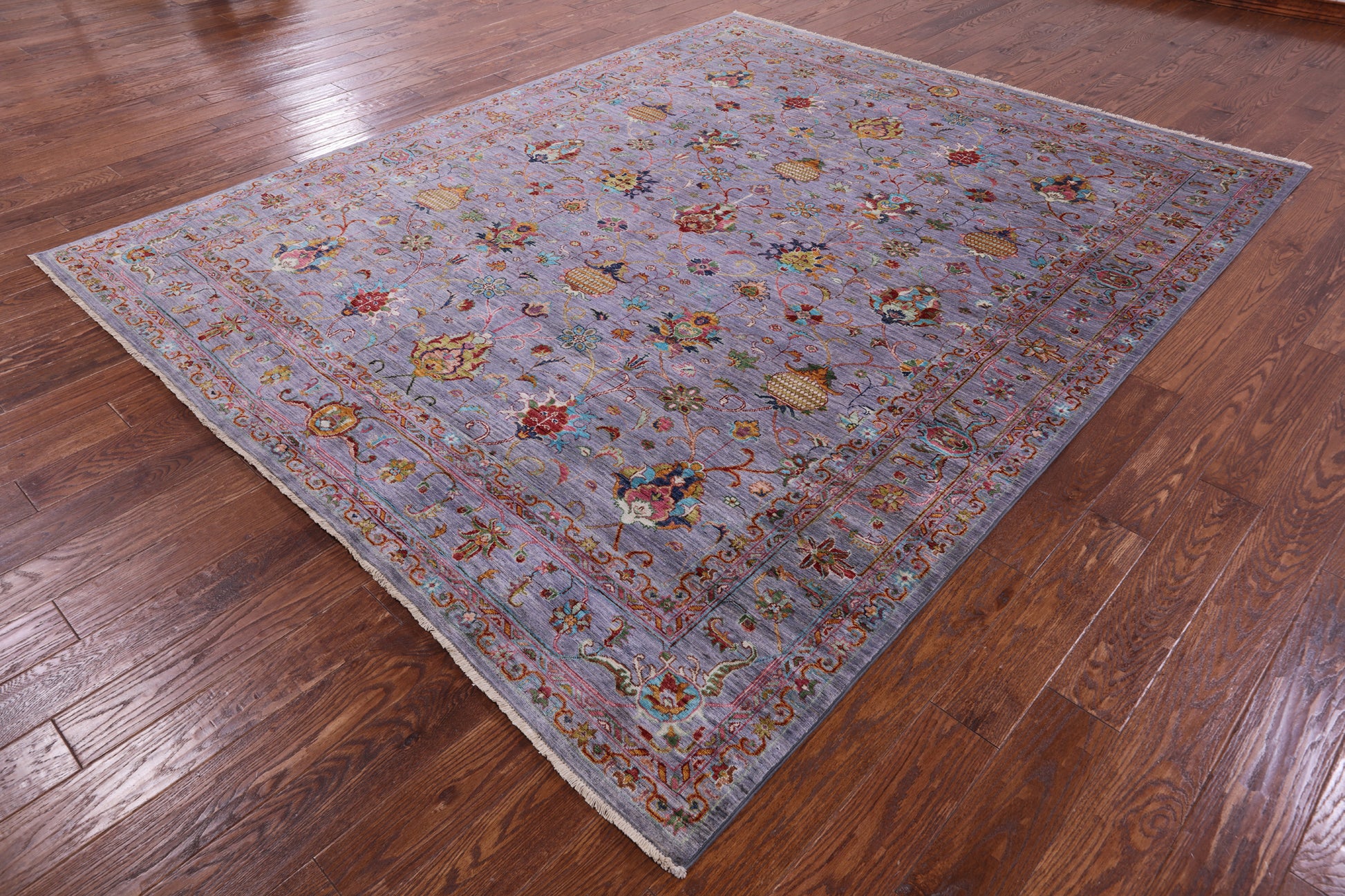 Peshawar Hand Knotted Wool Rug - 8' 2" X 10' 0" - Golden Nile