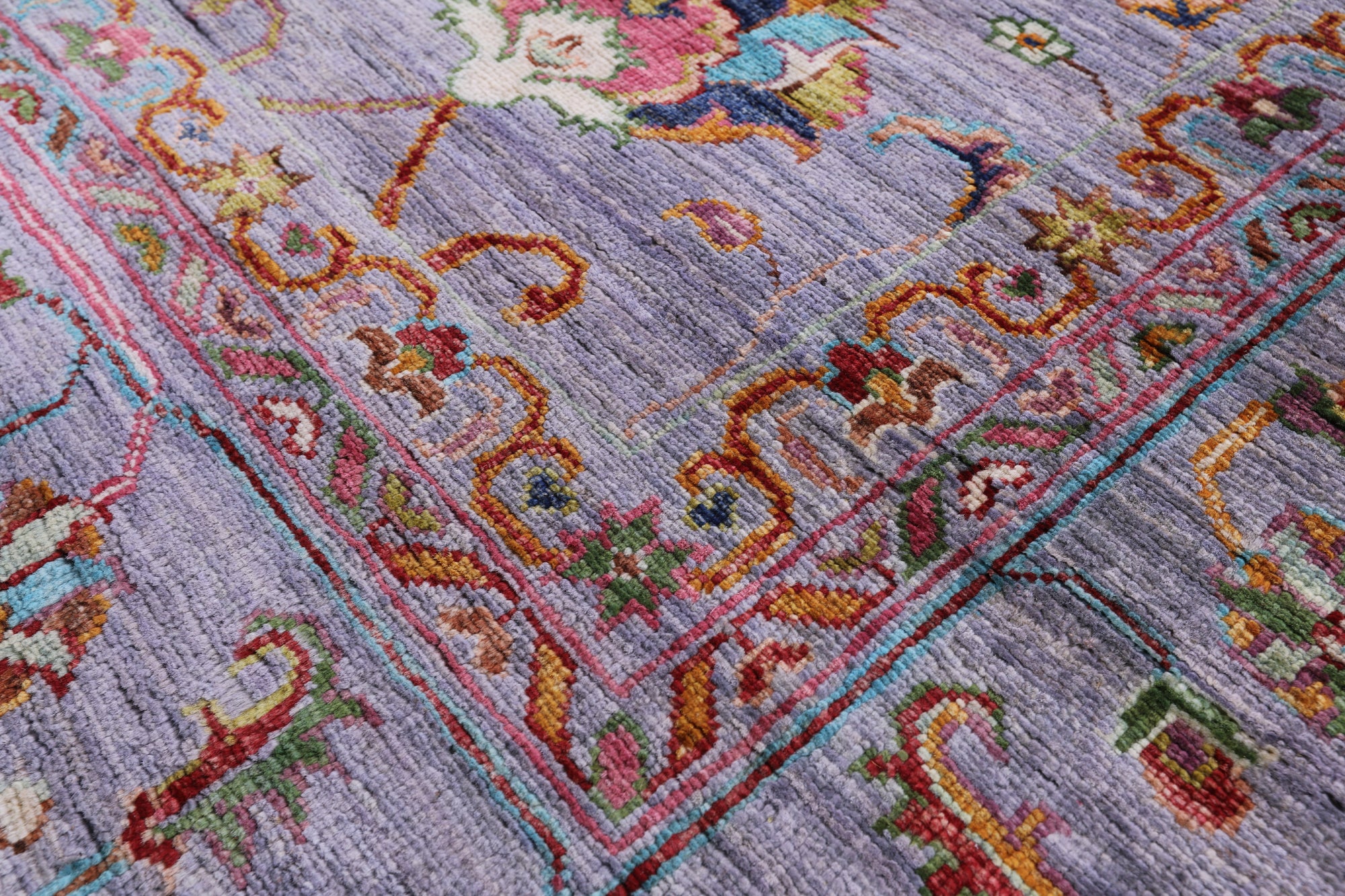 Peshawar Hand Knotted Wool Rug - 8' 2" X 10' 0" - Golden Nile