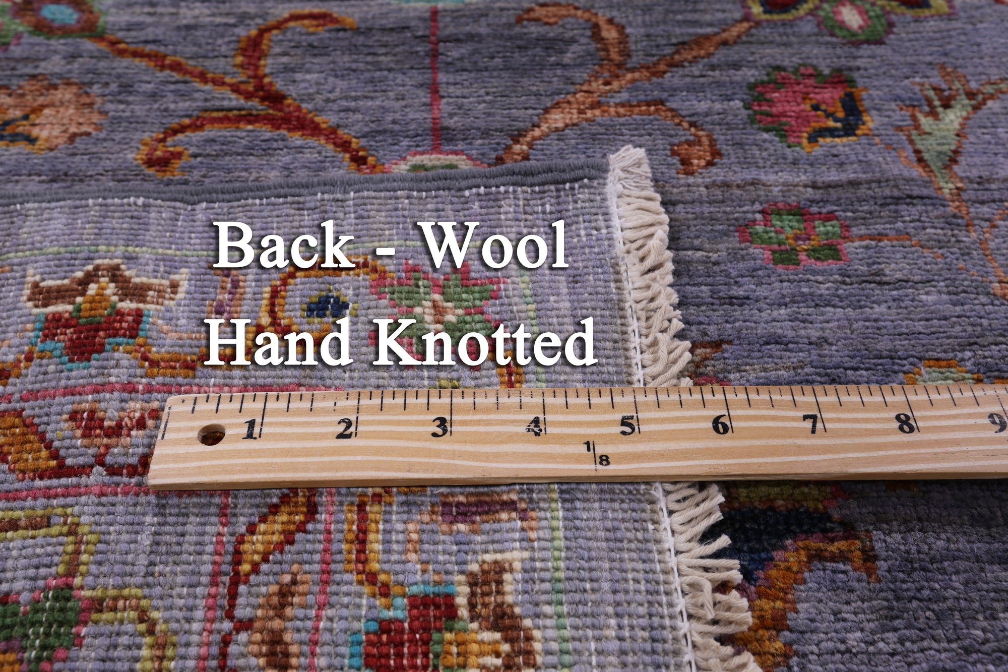 Peshawar Hand Knotted Wool Rug - 8' 2" X 10' 0" - Golden Nile