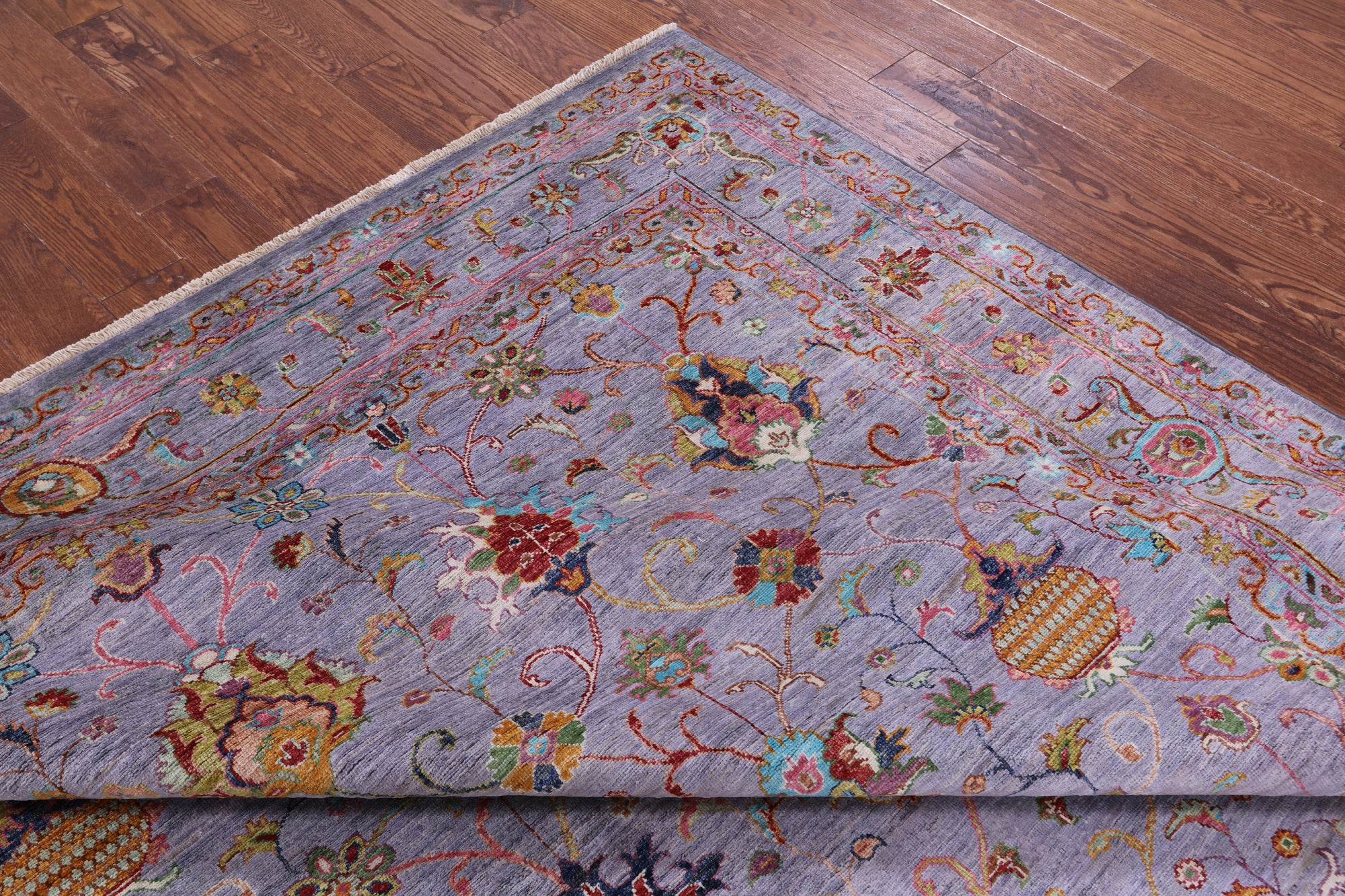 Peshawar Hand Knotted Wool Rug - 8' 2" X 10' 0" - Golden Nile