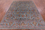 Peshawar Hand Knotted Wool Rug - 8' 1" X 10' 2" - Golden Nile