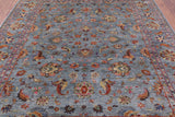 Peshawar Hand Knotted Wool Rug - 8' 1" X 10' 2" - Golden Nile