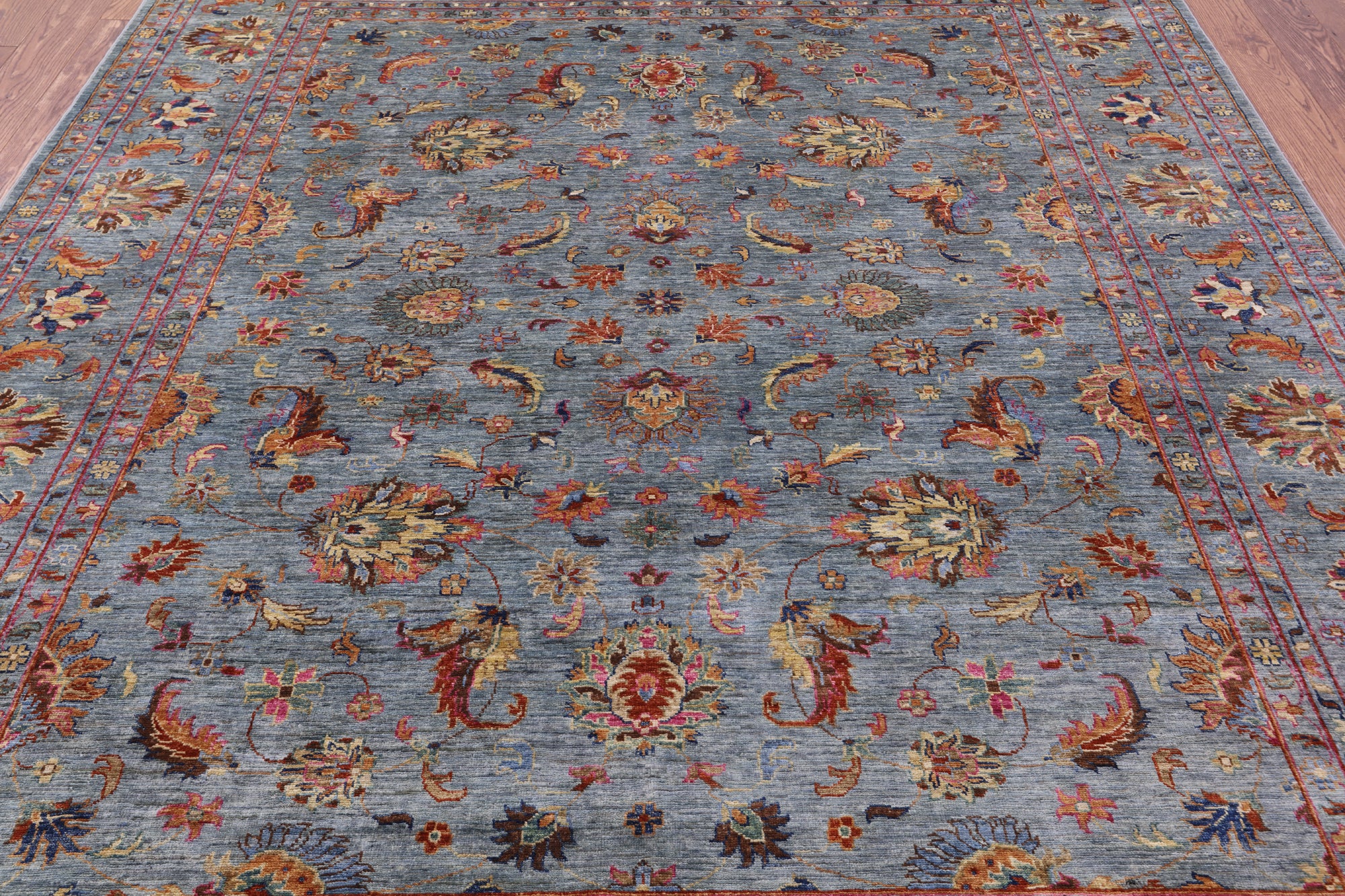 Peshawar Hand Knotted Wool Rug - 8' 1" X 10' 2" - Golden Nile