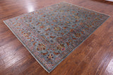 Peshawar Hand Knotted Wool Rug - 8' 1" X 10' 2" - Golden Nile