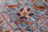 Peshawar Hand Knotted Wool Rug - 8' 1" X 10' 2" - Golden Nile