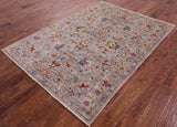 Peshawar Hand Knotted Wool Rug - 4' 11" X 6' 11" - Golden Nile