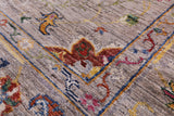 Peshawar Hand Knotted Wool Rug - 4' 11" X 6' 11" - Golden Nile