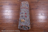 Grey Peshawar Hand Knotted Wool Rug - 6' 8" X 9' 11" - Golden Nile